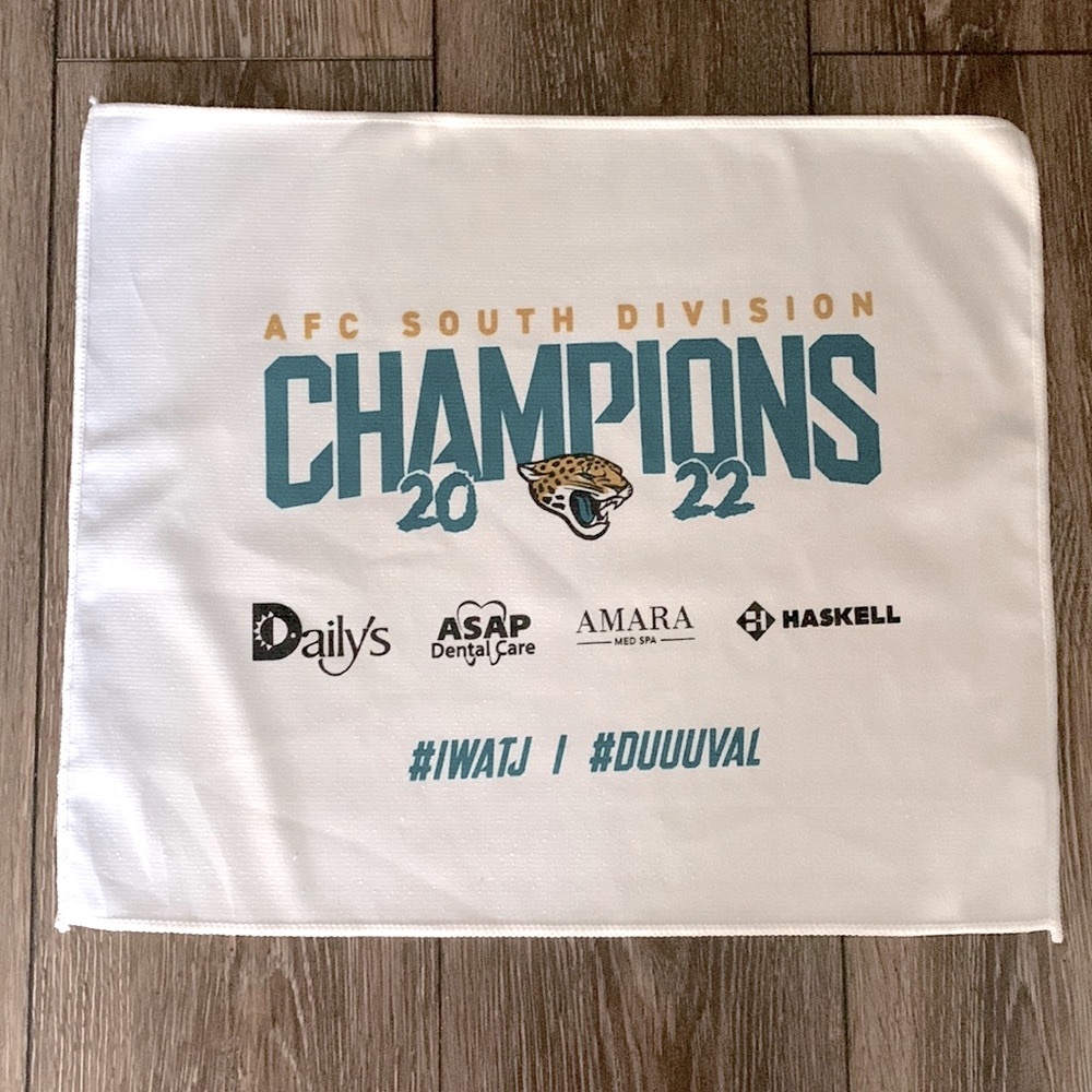 Jacksonville Jaguars 2022 AFC South Championship Rally Towel
